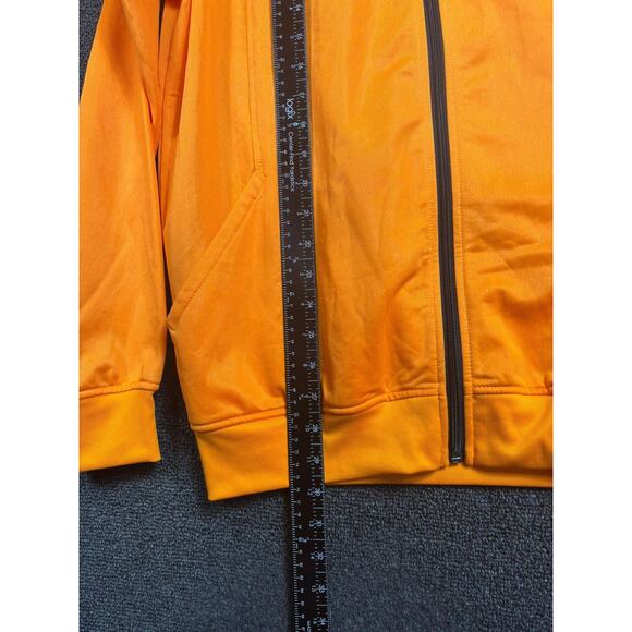 Kappa Track Jacket Mens XL Orange Blue Full Zip Polyester Pockets Logo Athletic - Picture 8 of 8
